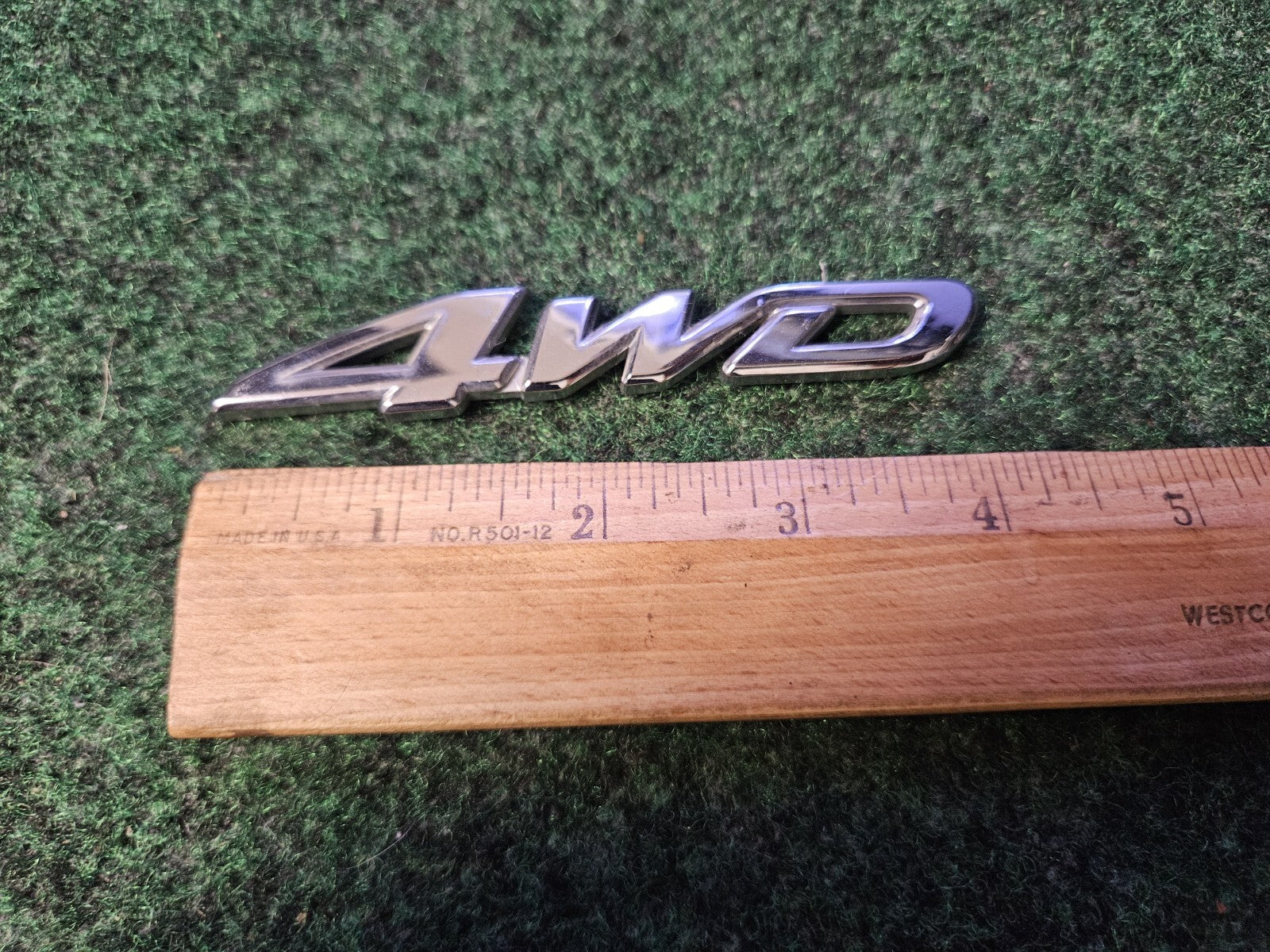 Toyota 4WD REAR GATE SIDE EMBLEM LOGO BADGE NAME PLATE 6L4