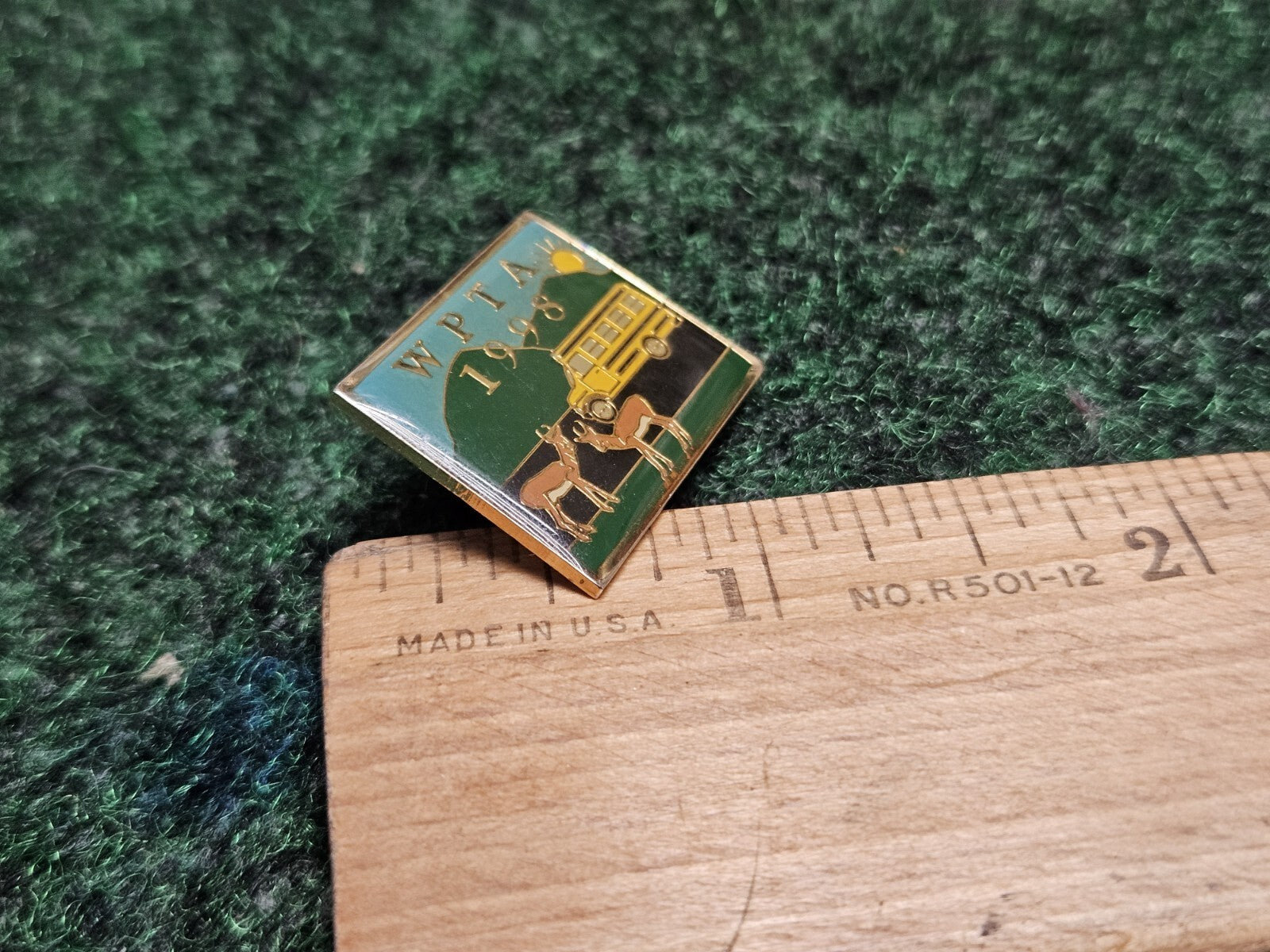 WPTA Elk Hat Lapel Pin Pinback Brooch 1999