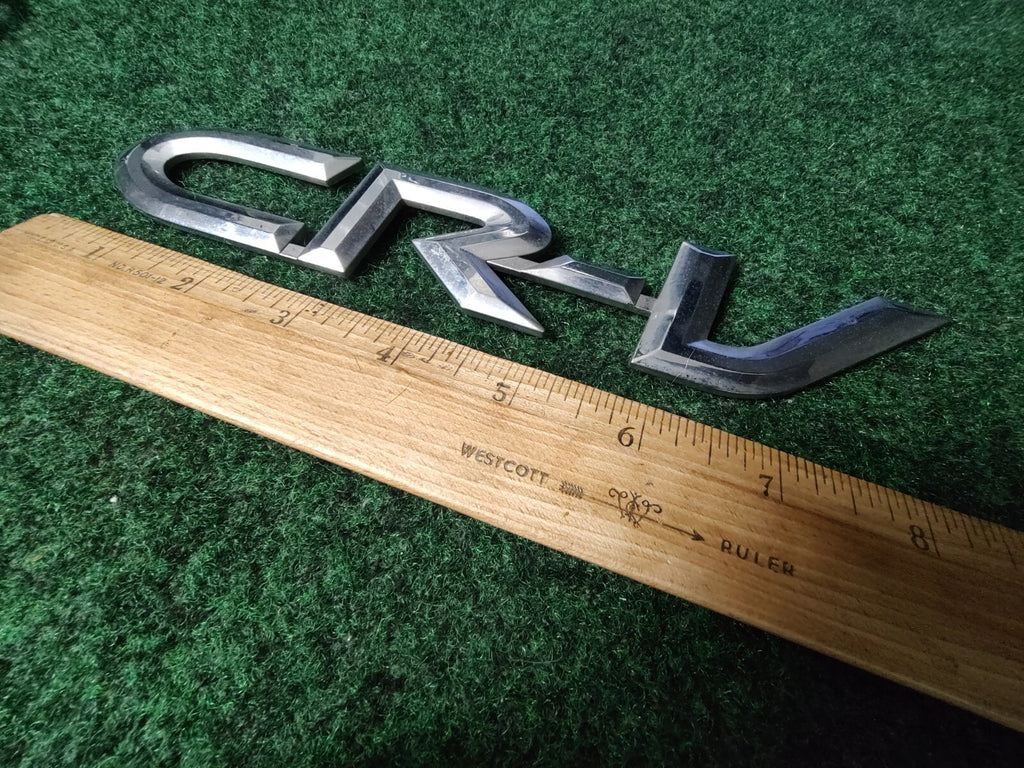 02 03 04 05 06 HONDA CRV CR-V REAR GATE CHROME EMBLEM LOGO BADGE SYMBOL 5S4