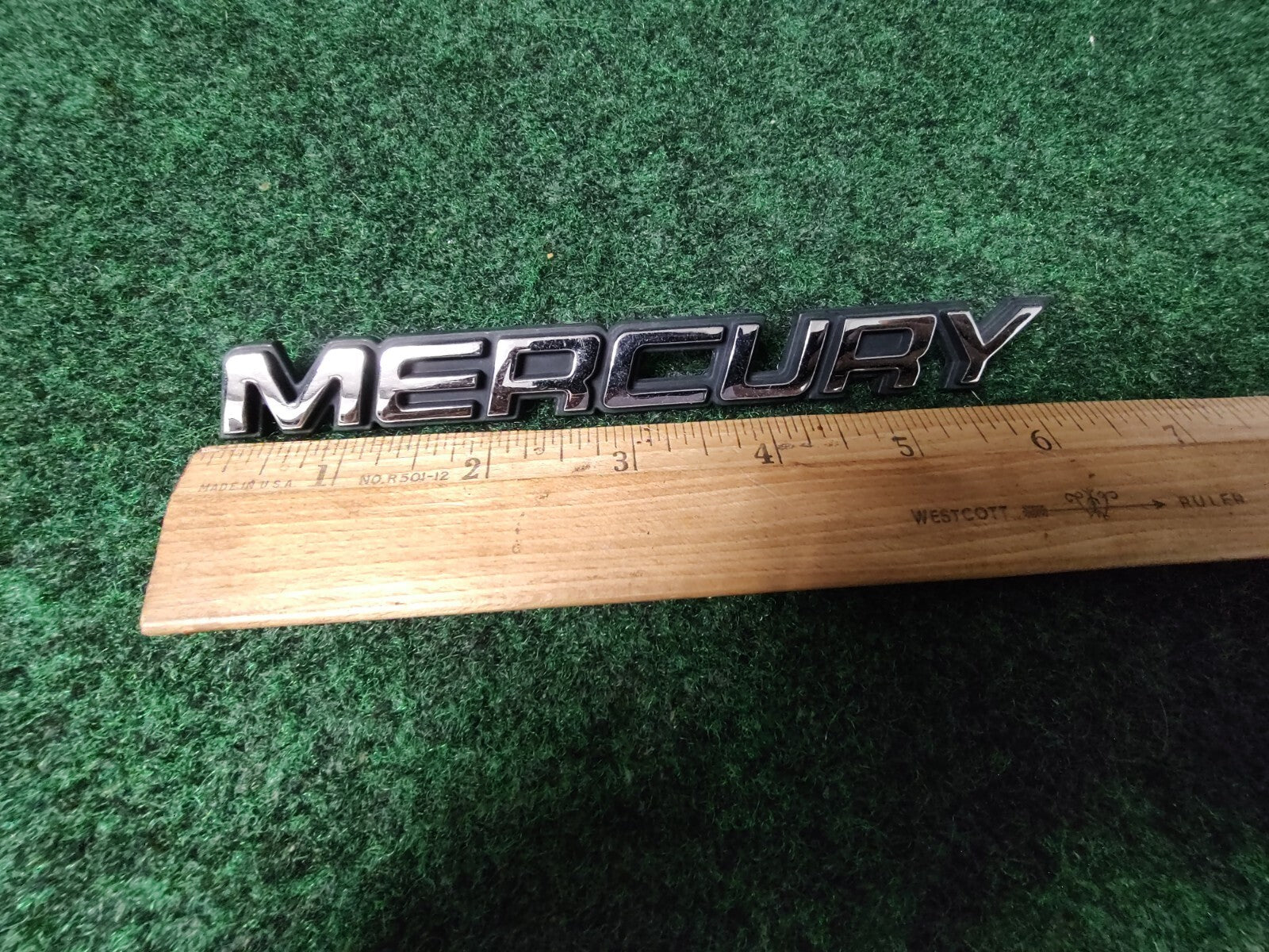 MERCURY REAR GATE LID EMBLEM BADGE SYMBOL LOGO OEM 6S5