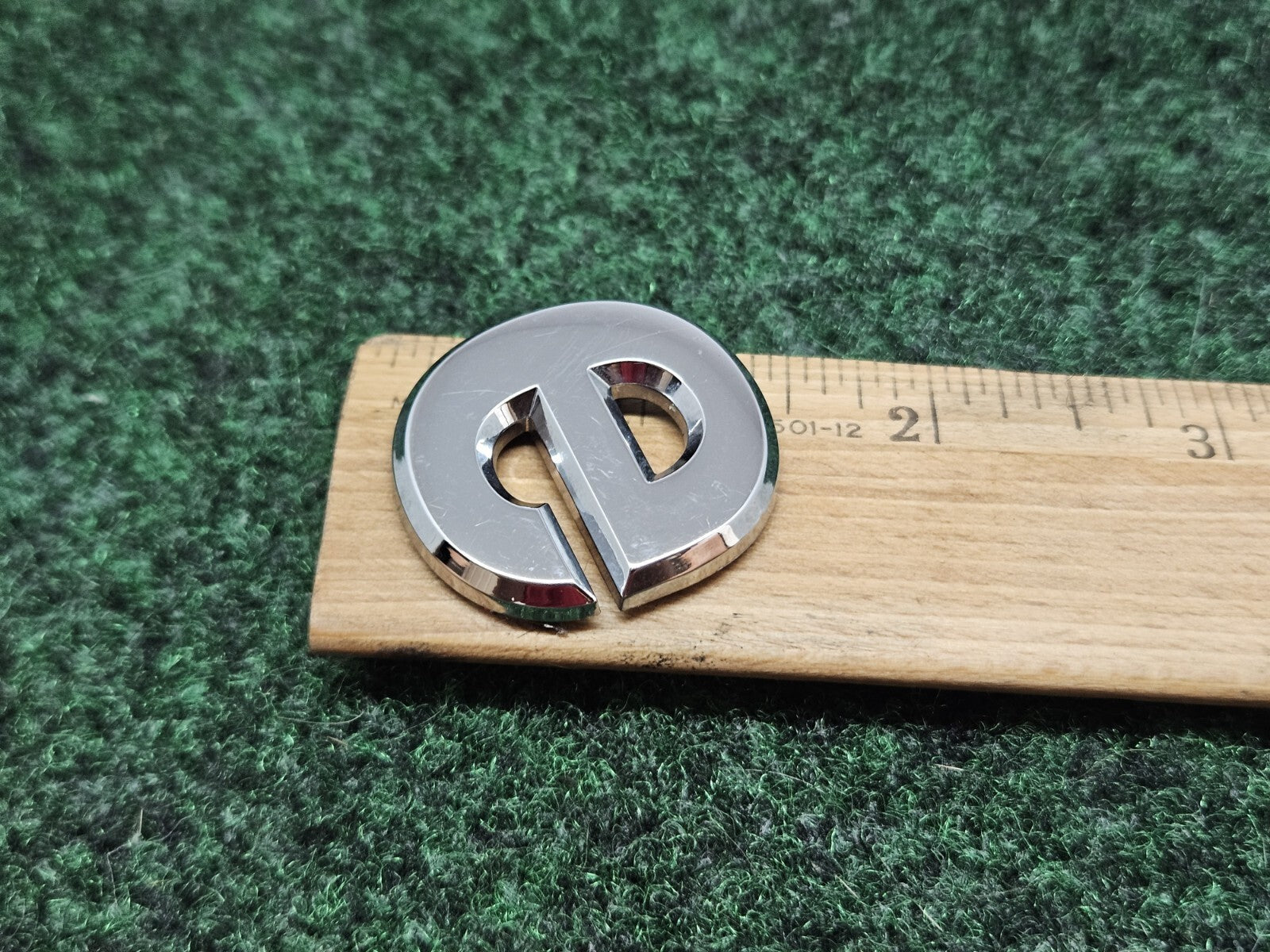Jeep OEM "E" Chrome Hood Hatch Individual Letter Emblem Badge Logo Nameplate 7S6
