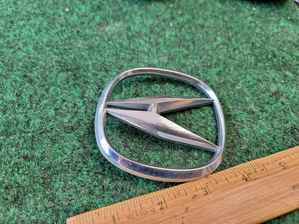 2000-2006 ACURA MDX A EMBLEM REAR TRUNK LID LOGO SYMBOL BADGE CHROME OEM 1M4