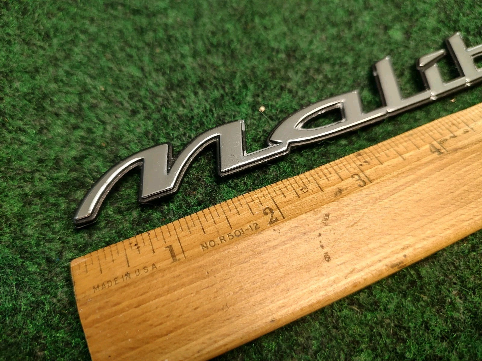 1997-2003 Chevy Malibu Chrome Rear Emblem Badge Logo Nameplate Name Plate 2S2
