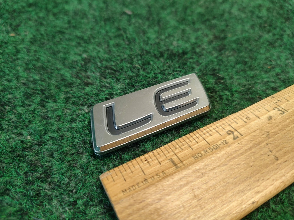 Toyota Camry Corolla Name Plate Badge Emblem LE Lettering 3S8
