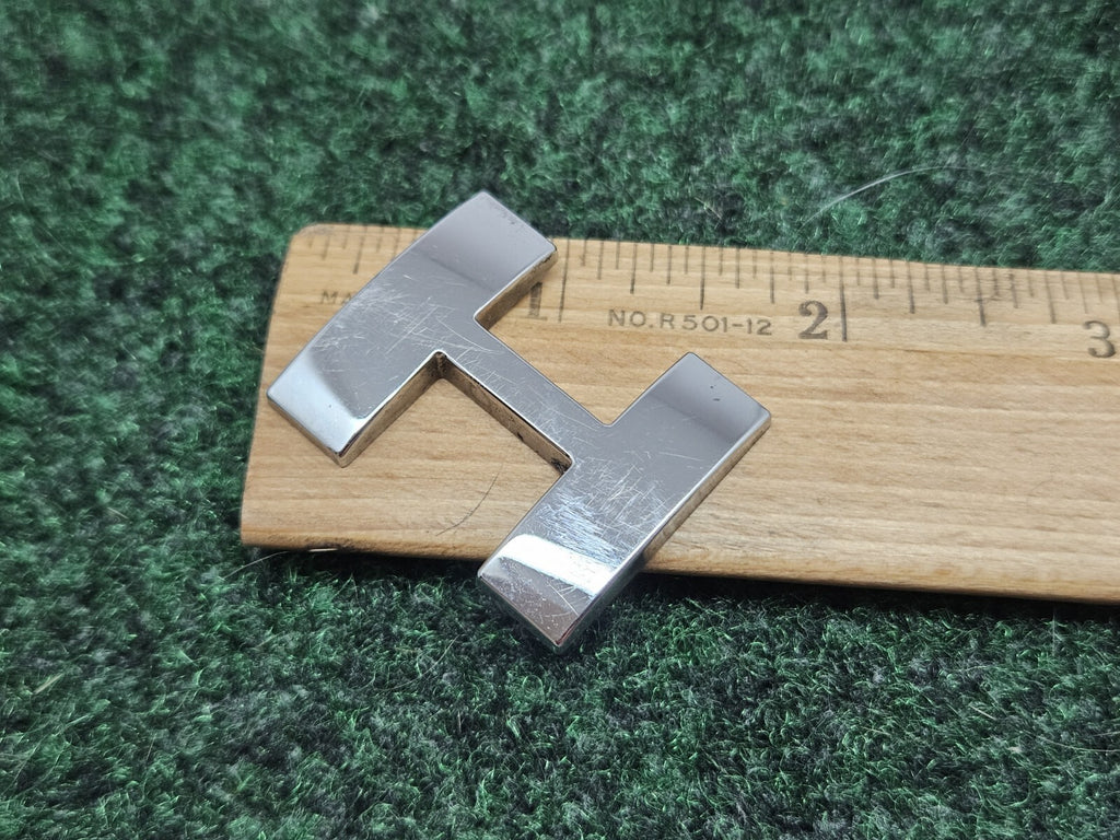 OEM "H" Chrome Individual Letter Lettering Emblem Badge Logo 3D Nameplate 7S7