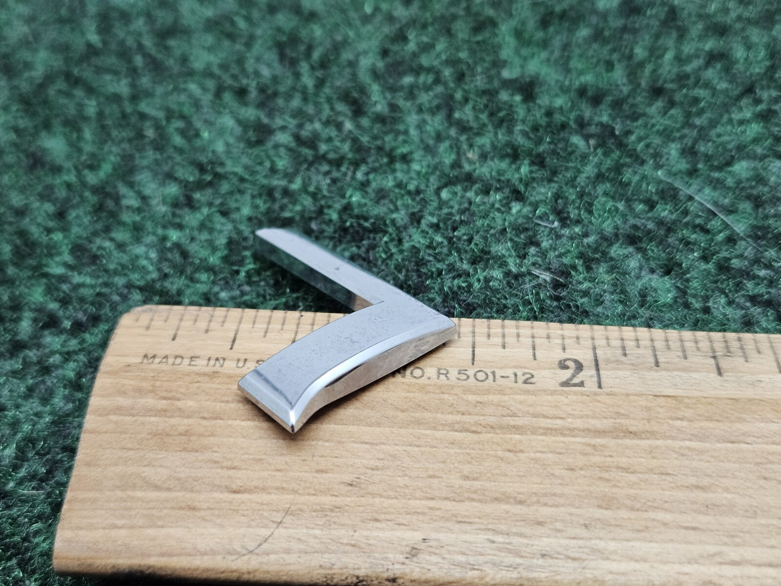 OEM "L" Chrome Individual Letter 3D Lettering Emblem Badge Logo Nameplate 7S7