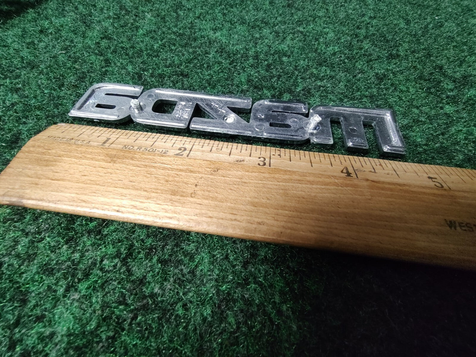 Mazda Chrome Rear Emblem Badge Logo Nameplate Badge OEM ~5" Inch 4S5