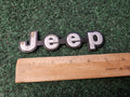 Jeep OEM Chrome & Black Plastic 5" Emblem Badge Logo Nameplate Name Insignia 4M6
