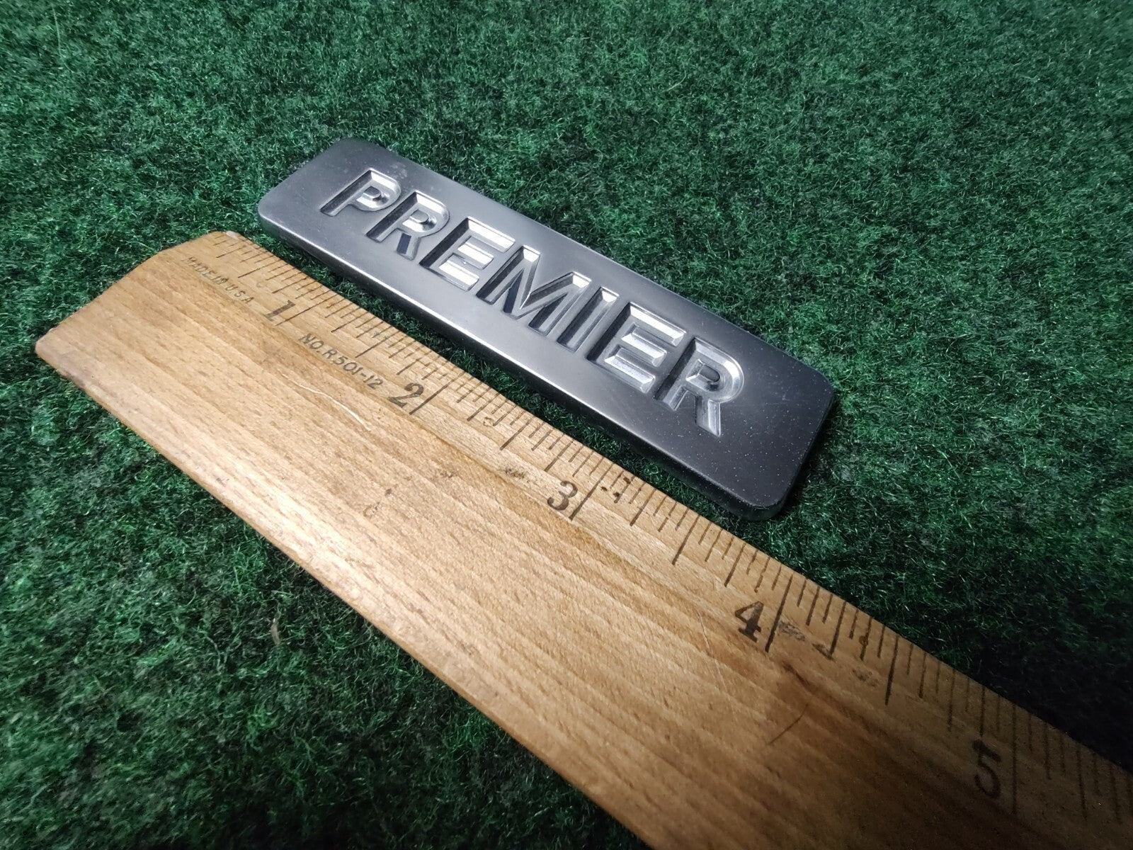 Mercury Premier Plastic 3.75 Emblem Badge Logo Nameplate Name Plate OEM 5S4