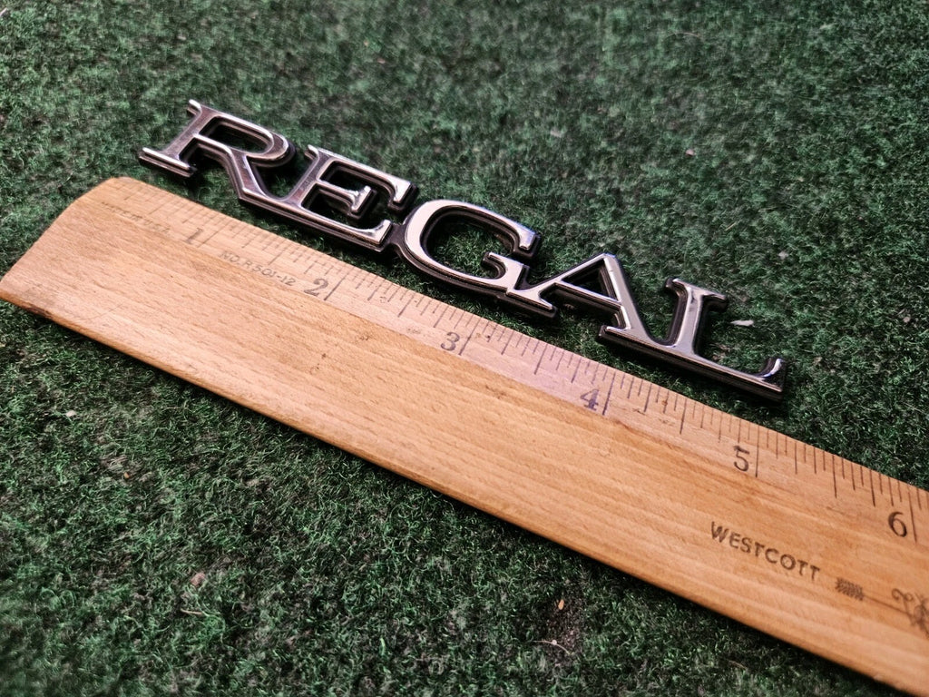 Buick OEM Regal Chrome 5.125" Emblem Badge Logo Nameplate Name Plate 4M6