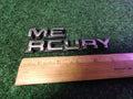 Mercury Name Plate Nameplate Emblem Logo Badge Rear Panel Chrome CRACKED 6S4