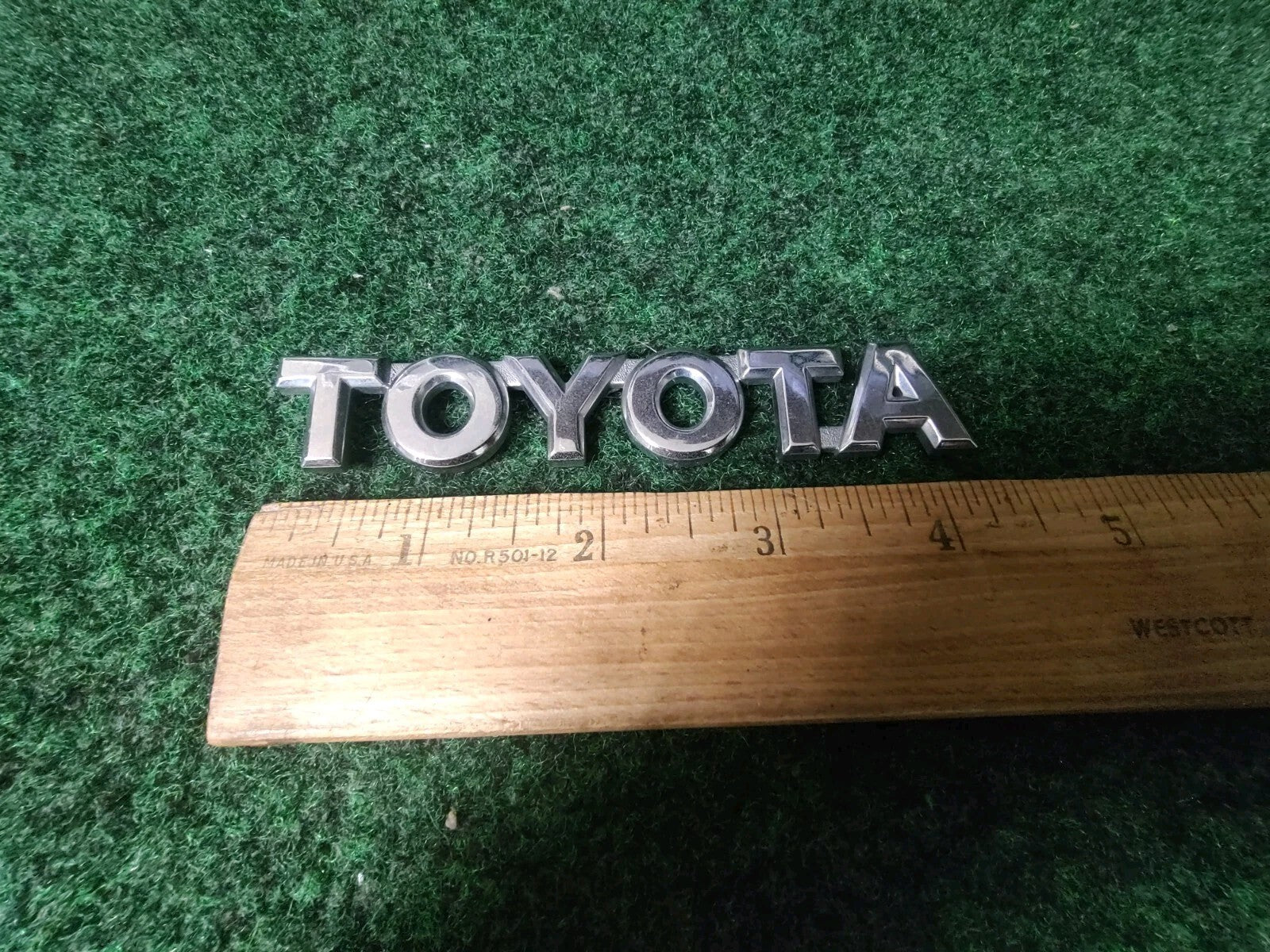 Toyota Avalon Rear Trunk Lid Emblem Name Plate 4.25'' Chrome OEM 75447AC020 7S3