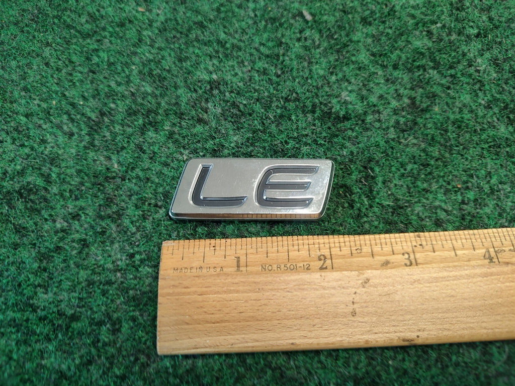Toyota Camry Corolla Name Plate Badge Emblem LE Lettering 3S8
