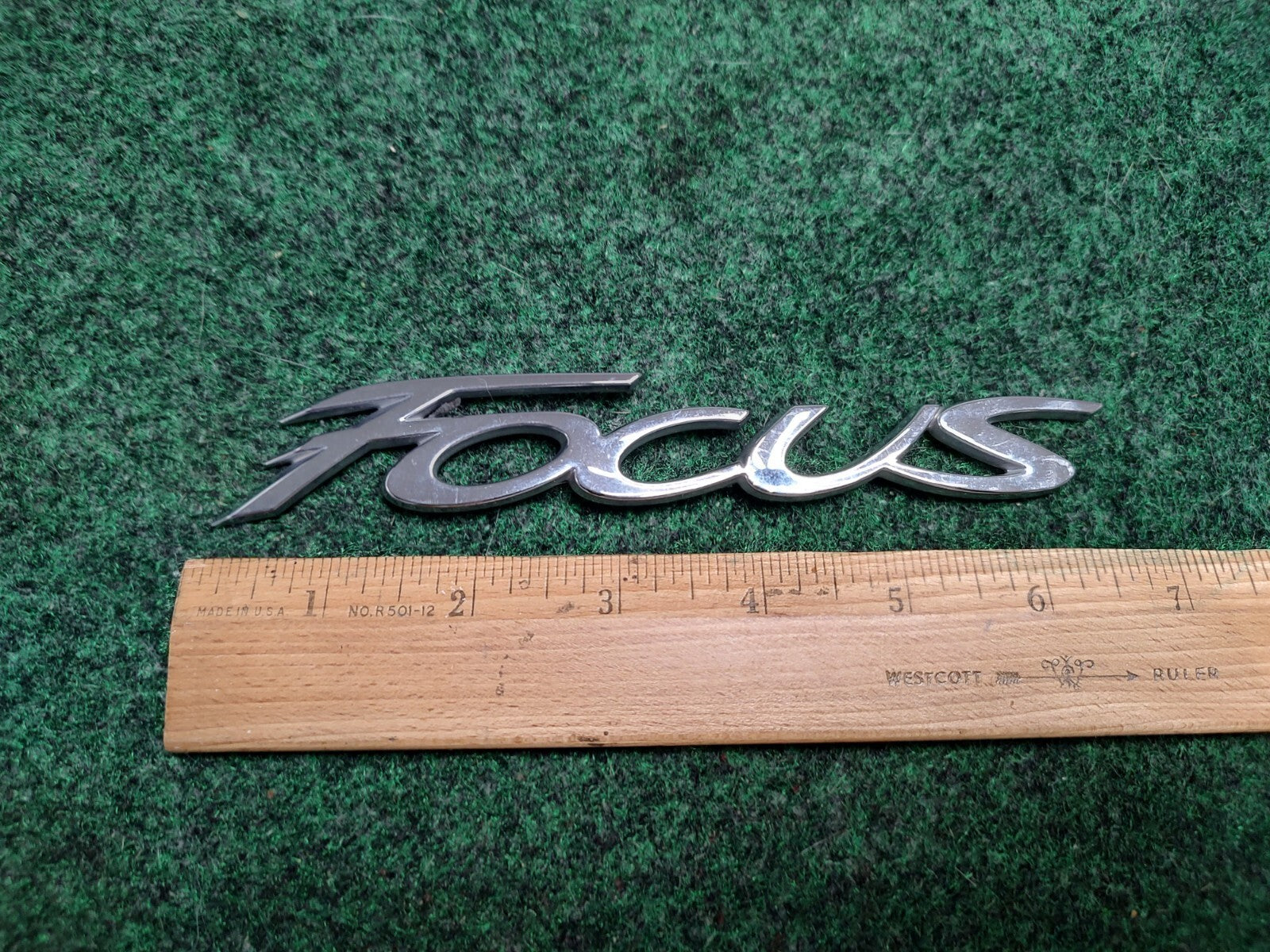 2012-18 Ford Focus Emblem Rear Trunk Chrome Badge Nameplate Logo Letter Name 1S2